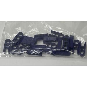 20 K'NEX Purple Single End Clip Connector 1-Position w/Hole - Standard K'nex
